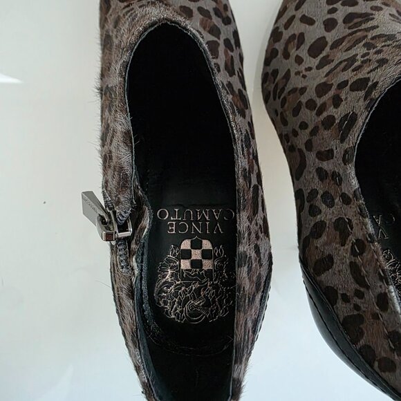 Vince Camuto Leopard Print Calf Hair Booties ๐โจ Size 5 - Picture 9 of 15